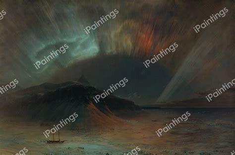 Aurora Borealis Painting by Frederic Edwin Church Reproduction | iPaintings.com