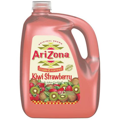 AriZona Kiwi Strawberry Juice Cocktail, 128 Fl. Oz. - Walmart.com ...