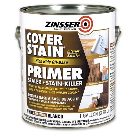 Zinsser Cover Stain Interior or Exterior High Hiding Oil-Based Wall and ...