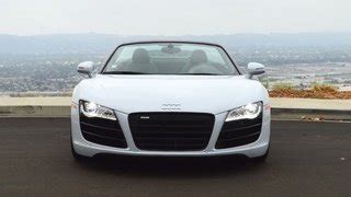 Audi R8 White Convertible - Exotic Cars