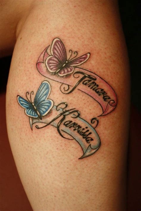 via Google.com | tattoo world | Grandchildren tattoos, Butterfly name tattoo, Name tattoos