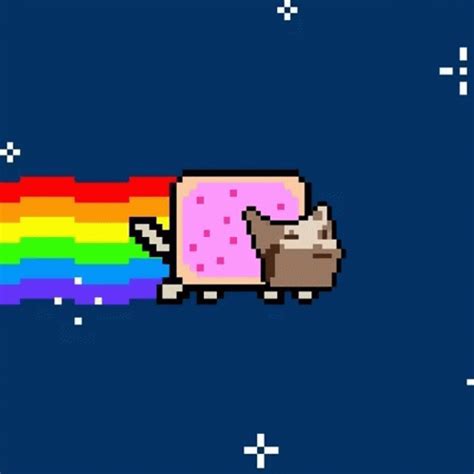 Pixel Popcat GIF – Pixel Popcat Nyan Cat – Odkrijte in delite GIF-e