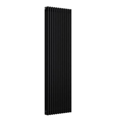 Vertical 3 Column Radiator - Black - 1800mm x 560mm