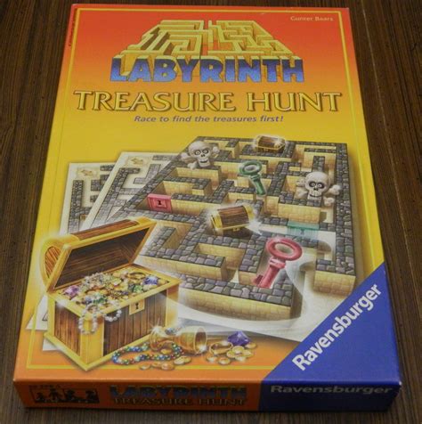 Labyrinth Treasure Hunt Board Game Rules - Geeky Hobbies