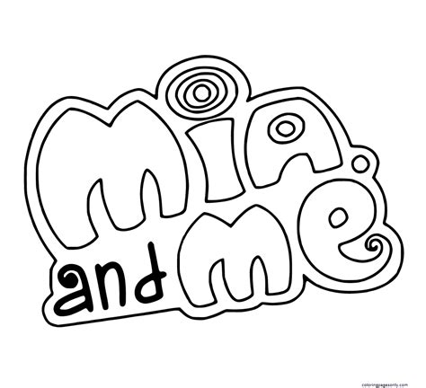 32 Mia and me Coloring Pages - ColoringPagesOnly.com