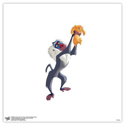 Lion King Rafiki Holding Simba