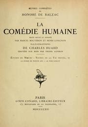 La comédie humaine by Honoré de Balzac | Open Library