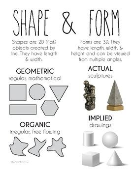 Element of art: Shape and Form Printable by Creativity in Connecticut