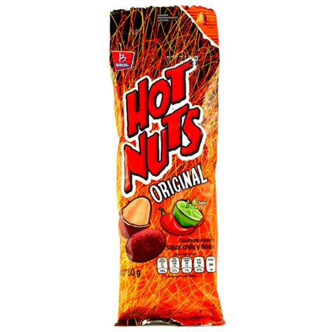 Hot Nuts Peanuts 75g | Mexican Snack Hot Nuts, Spicy Coated Nuts by Barcel | Buy Mexican ...