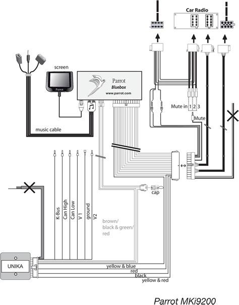 parrot mki9200 installation wiring diagram - Wiring Diagram