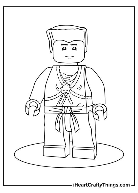 Ninjago Zane Coloring Pages