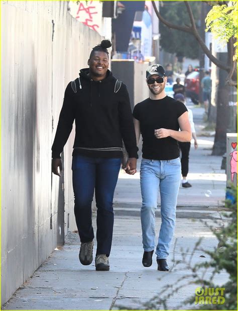 NFL Player R.K. Russell Flaunts Cute PDA with Boyfriend Corey O'Brien ...