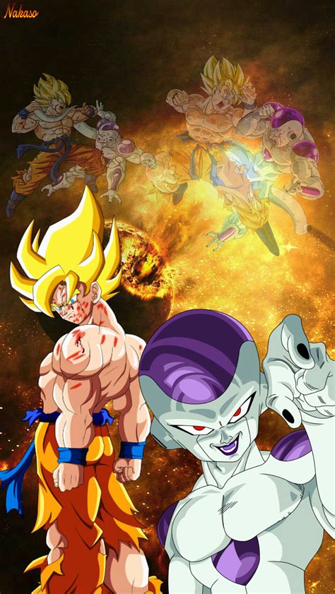 DBZ Goku VS Frieza Wallpaper by Nakaso on DeviantArt