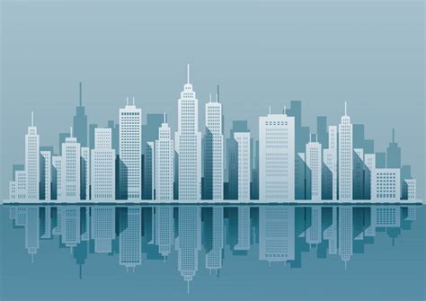 Premium Vector | Cityscape silhouette