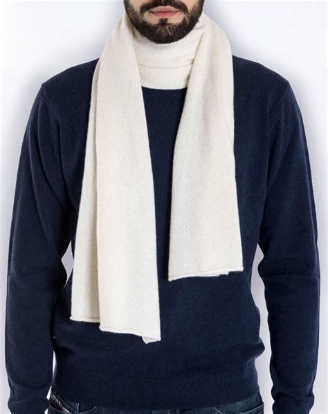 Men's Pure Cashmere Maxi Scarf | MaisonCashmere