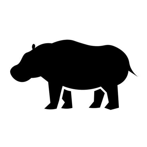 Hippopotamus Icon Vector 583712 Vector Art at Vecteezy