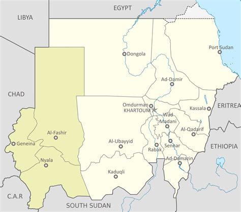 REFERENCE MAPS: Links to UN OCHA maps of Darfur, 2012 – 2013