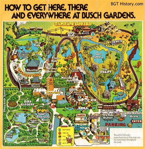 Maps - BGT History - Busch Gardens Tampa History