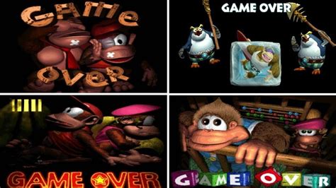 Donkey Kong Country Game Over Scary - BEST GAMES WALKTHROUGH