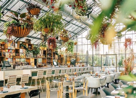 Greenhouse Cafe Los Angeles / The greenhouse cafe is located in middle ...