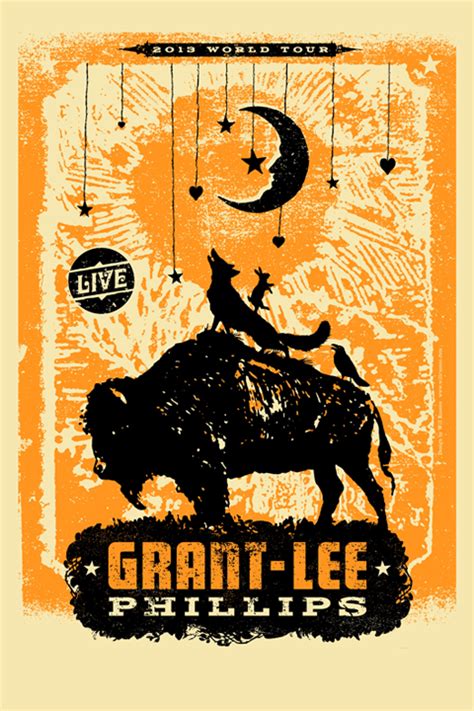 Official Grant-Lee Phillips Tour Poster on Behance