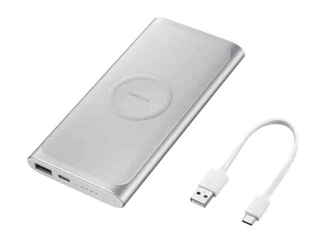 Wireless Charger Portable Battery, Silver Mobile Accessories - EB ...