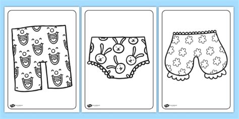 FREE! - Story Colouring Sheets to Support Teaching on Pants