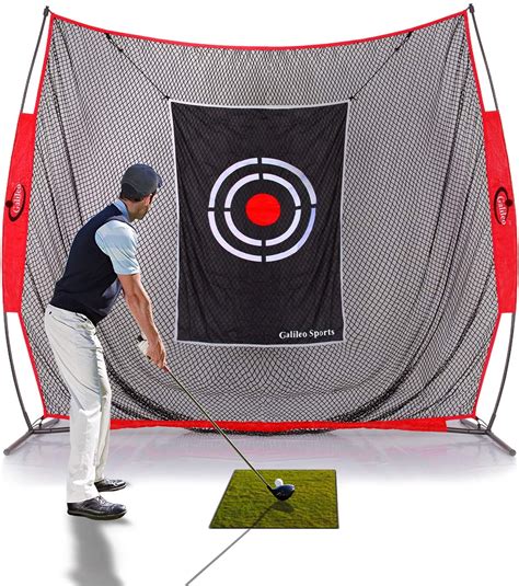 GALILEO Golf Practice Net Driving Range Golf Hitting Nets for Indoor Outdoor with Golf Training ...