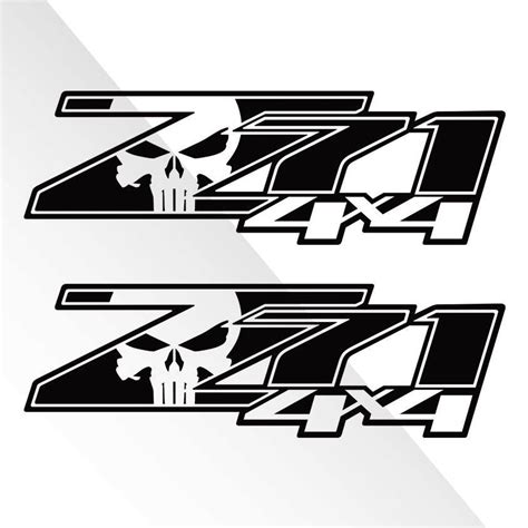 Product: 2 Chevy Silverado Z71 4x4 GMC GM Sierra Decals Stickers 1500 ...