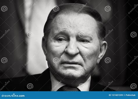 Second President of Ukraine Leonid Kuchma Editorial Stock Image - Image of democratic ...