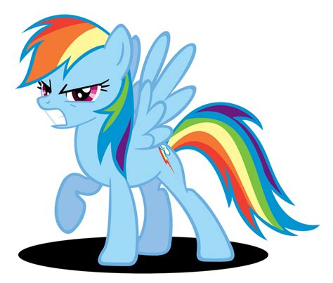 Rainbow Dash "Grrr" Face by Rayne-Feather on DeviantArt