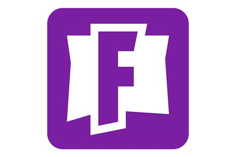 Fortnite F logo carré violet PNG transparents - StickPNG