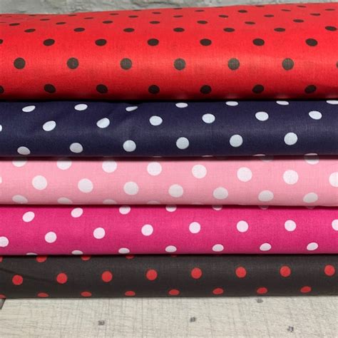 Polka Dot Fabric - Etsy