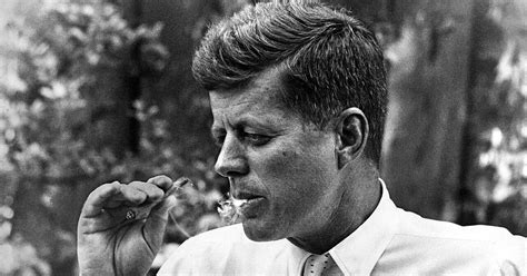 Jake's Presidential World: JFK Smoking A Cigar