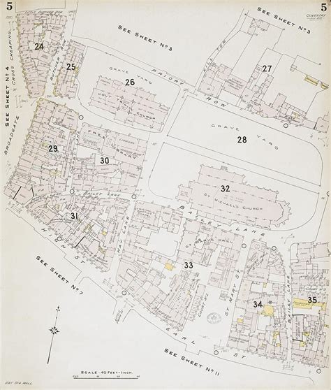 Insurance Plan of Coventry: sheet 5 | Coventry city, Coventry, Map