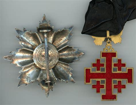 Vatican. Order of the Holy Sepulchre, commander with star – Floyd's Medals