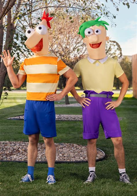 Adult Disney Phineas and Ferb Phineas Costume