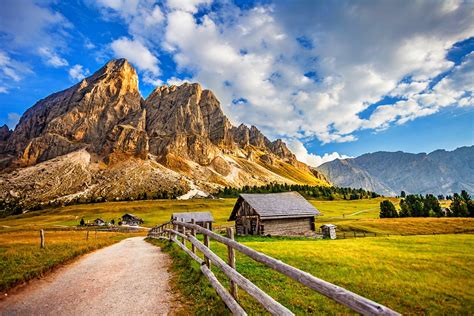 mountain, Village, House, Old, Road, Nature Wallpapers HD / Desktop and ...