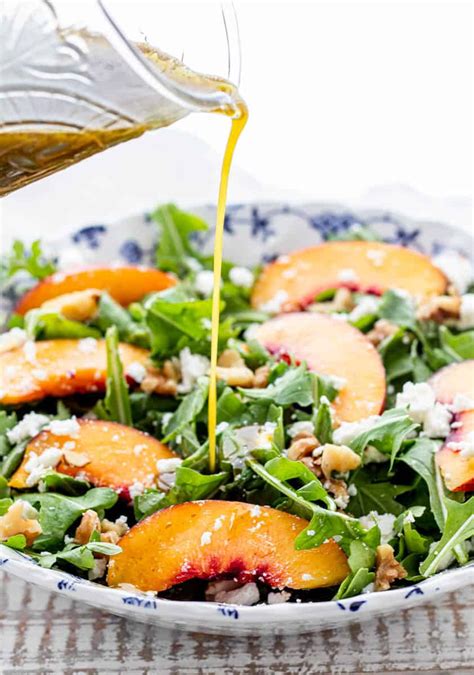 Arugula Nectarine Salad - Haute & Healthy Living