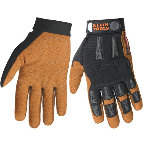 Guantes de trabajo de cuero Journeyman - Grandes - 40068 | Klein Tools Mexico