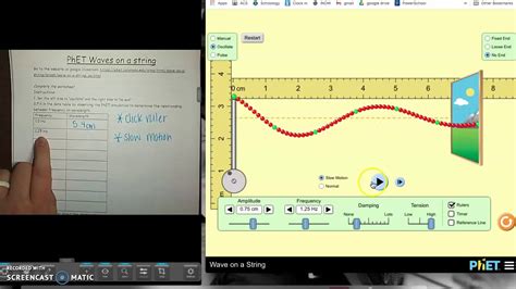 PhET waves on a string - YouTube