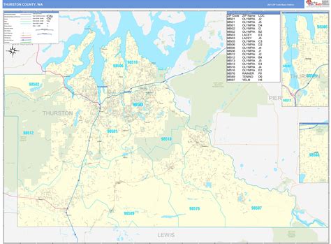 Thurston County Commissioner District Map