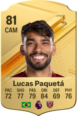 Lucas Paquetá EA Sports FC 24 Player Ratings - Electronic Arts