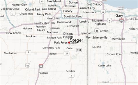 Steger Location Guide