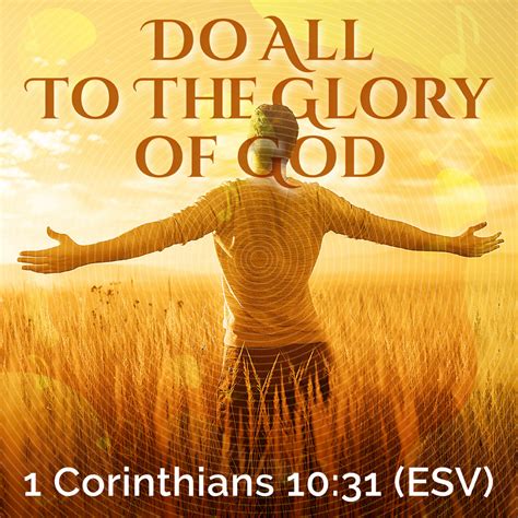 Do All to the Glory of God (1 Corinthians 10:31) (ESV) [MP3 Download] – Sing Scripture