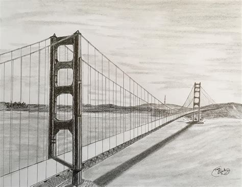 Bridge Perspective Drawing at PaintingValley.com | Explore collection of Bridge Perspective Drawing