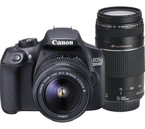 Buy CANON EOS 1300D DSLR Camera, Twin Lenses & Accessories Bundle | Free Delivery | Currys