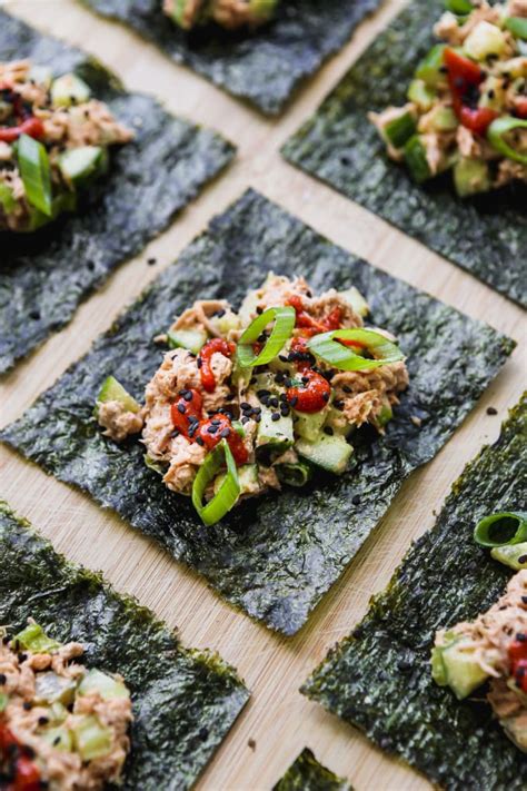 Easy Tuna Seaweed Snacks | Walder Wellness, Dietitian (RD)