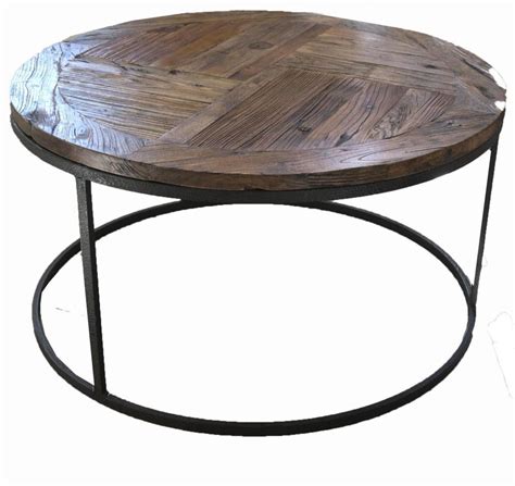 Industrial Round Coffee Table | Coffee Table Design Ideas