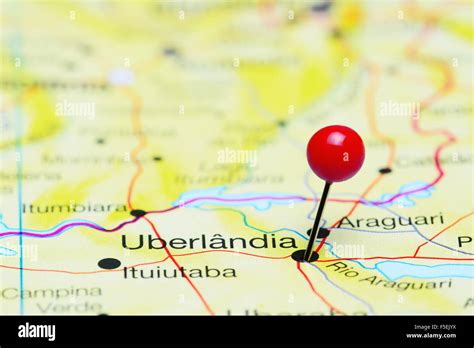 Uberlandia map hi-res stock photography and images - Alamy